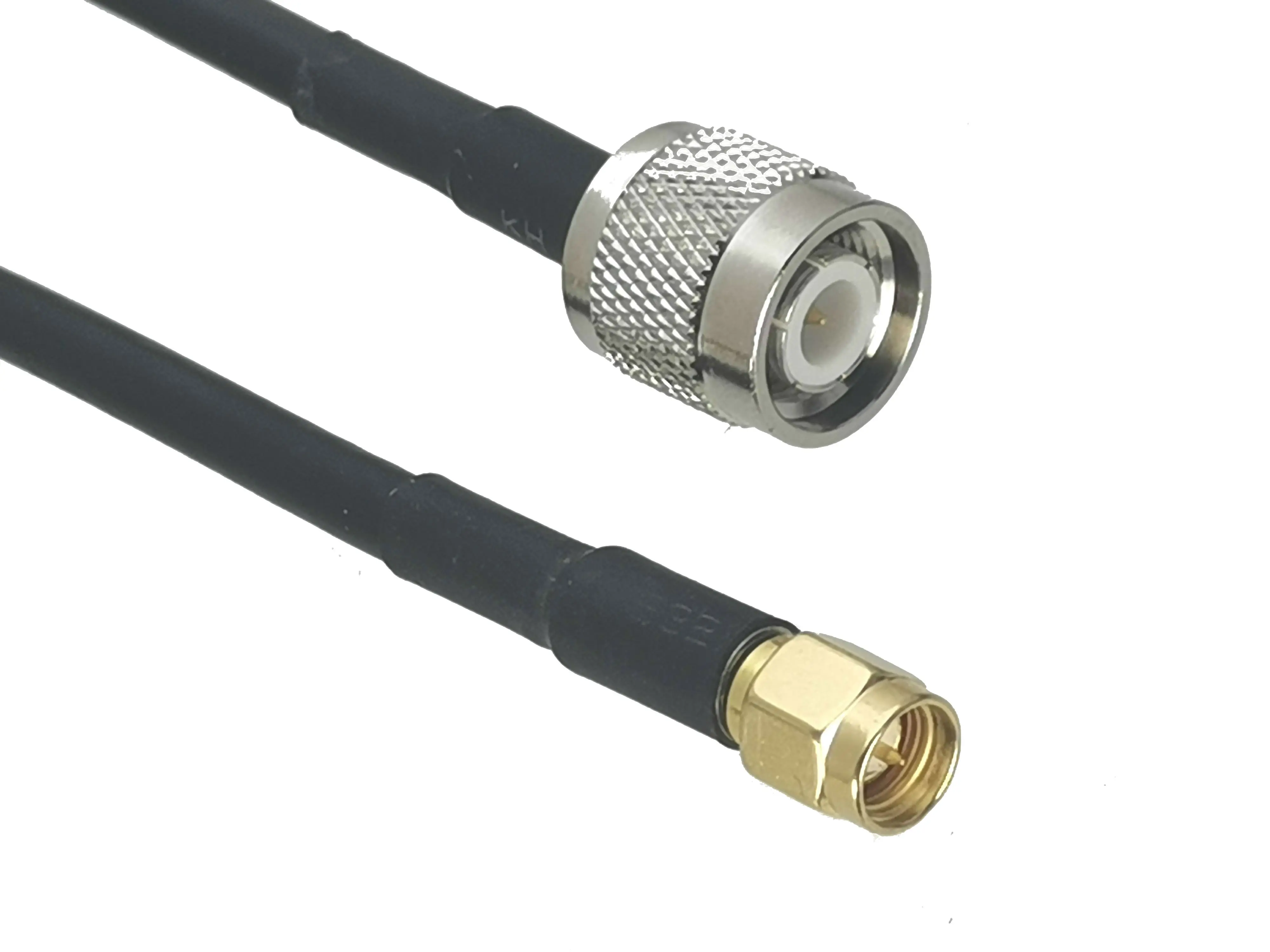 RG58 TNC штекер к SMA прямой обжимной провод клеммы RF гибкий соединительный кабель 6