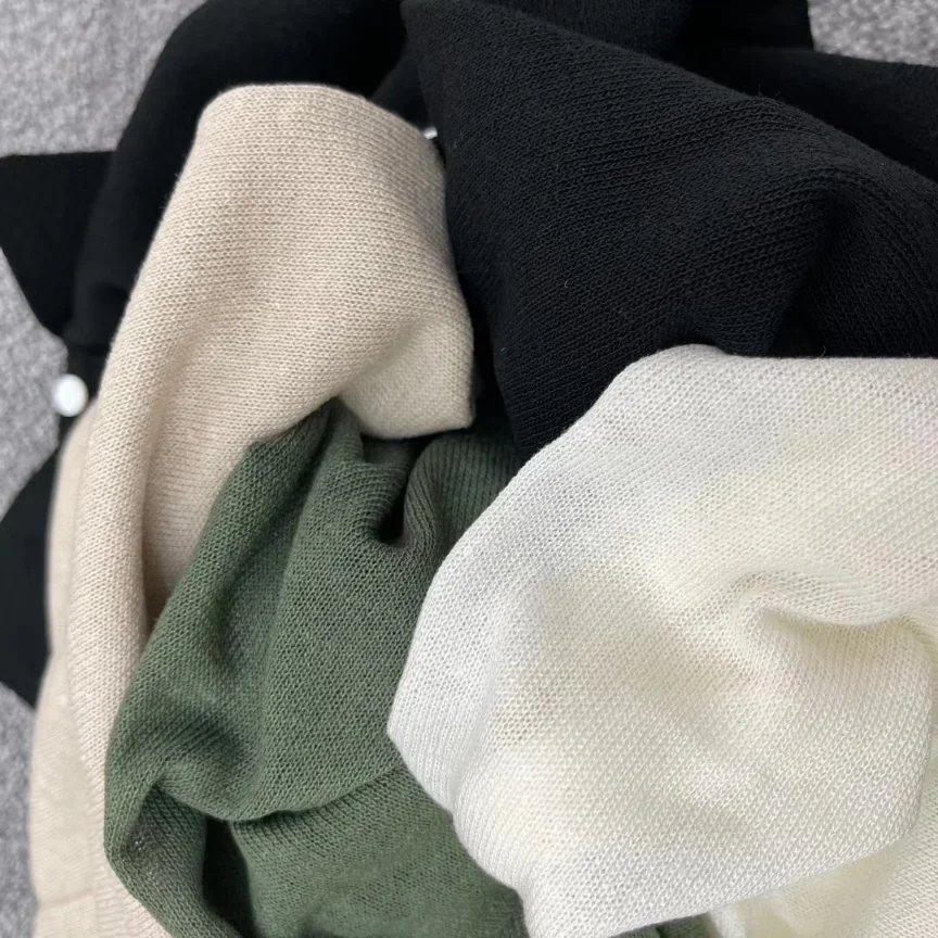 

Women's Fashion Summer Retro Elegant Lapel Pure Color Knit Thin Slim Short Sleeve Linen Polo Top