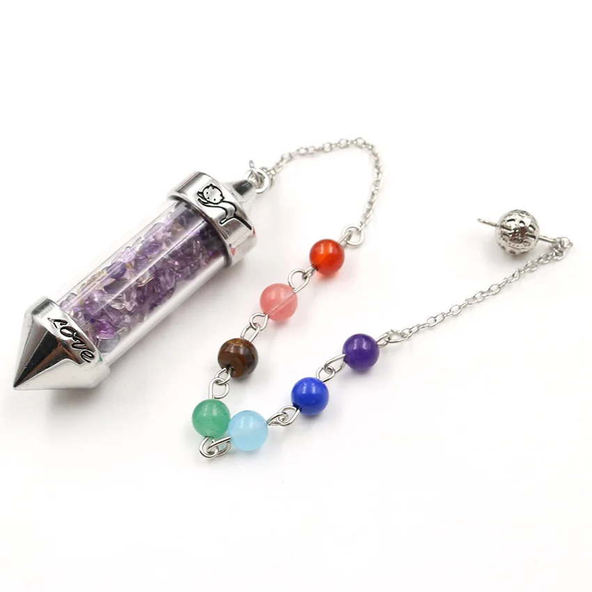 FYJS уникальный амулет в подарок Посеребренная бутылка желаний прекрасный кот