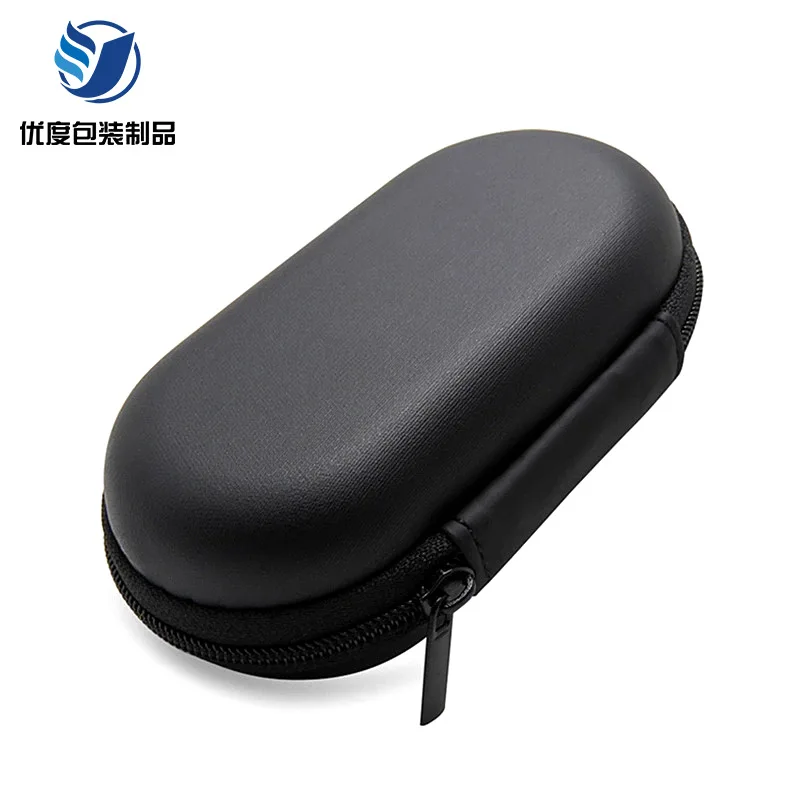 Сумка для гарнитуры посылка хранения наушников ударопрочный круглый чехол на