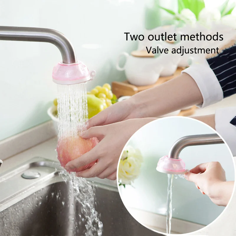 

1pc Kitchen Faucet Bath Shower Anti Splash Water-saving Device Head Easy To Wash Sink Vegetables Save Water Adjustable