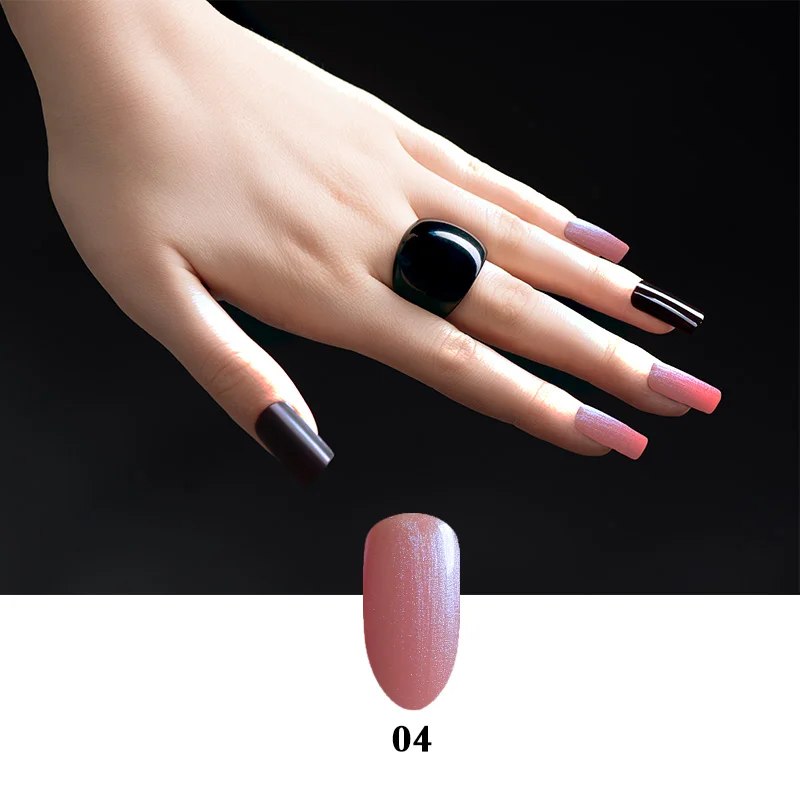 УФ гель для ногтей отмачиваемый Блестящий жемчужный Цветной Гель лак