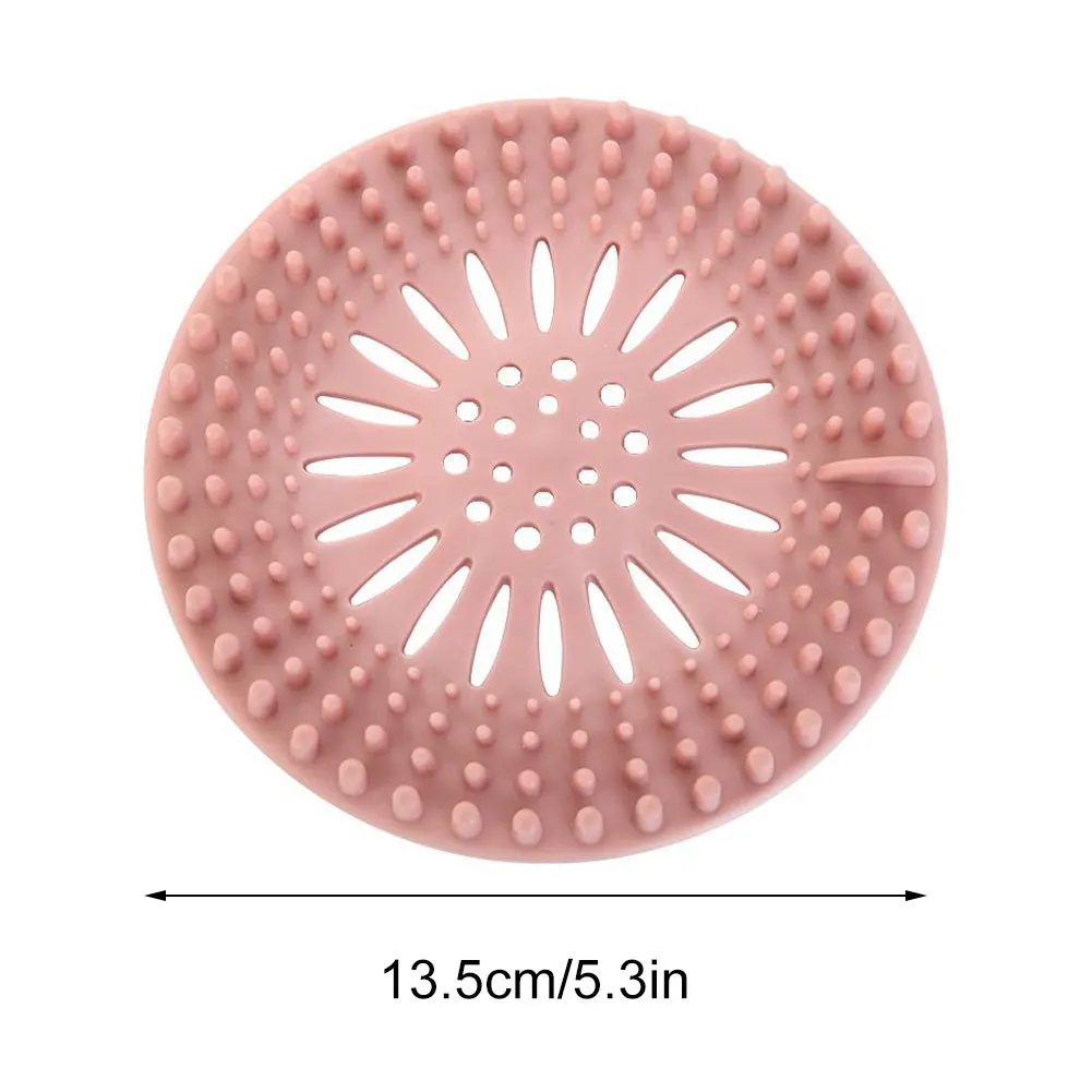 

4 Pack Shower Hair Filter Sink Drain Hair Stopper Catcher Shower Drain Covers Bathroom Accessories Bathtub Sewer Sink Strainer