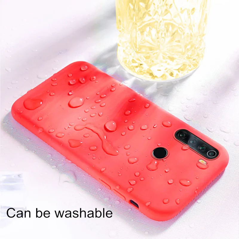 Чехол для Xiaomi Redmi Note 8 Pro роскошный Ультратонкий мягкий чехол-накладка из жидкого