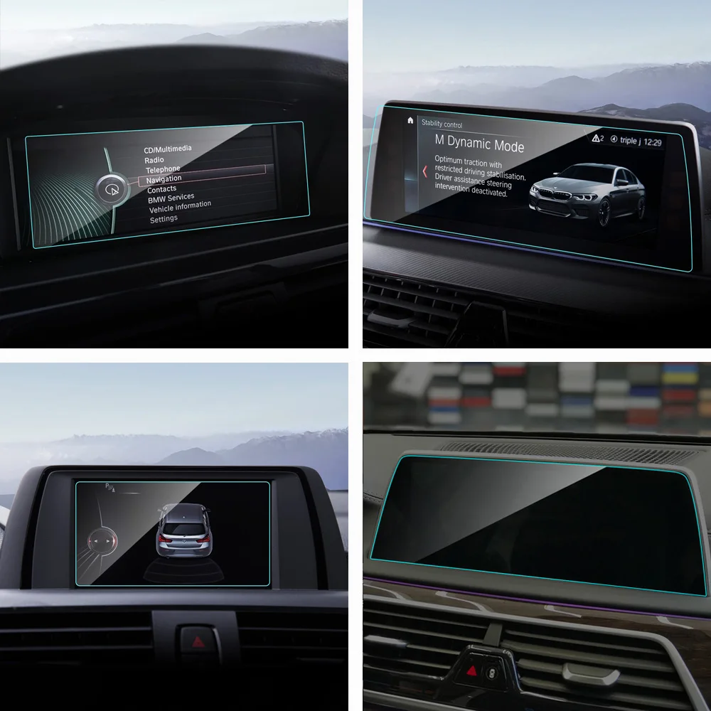 Автомобильная Защитная пленка для экрана GPS навигатора BMW E90 F07 F10 F11 F18 F22 F30 F33 F34 G11 G12