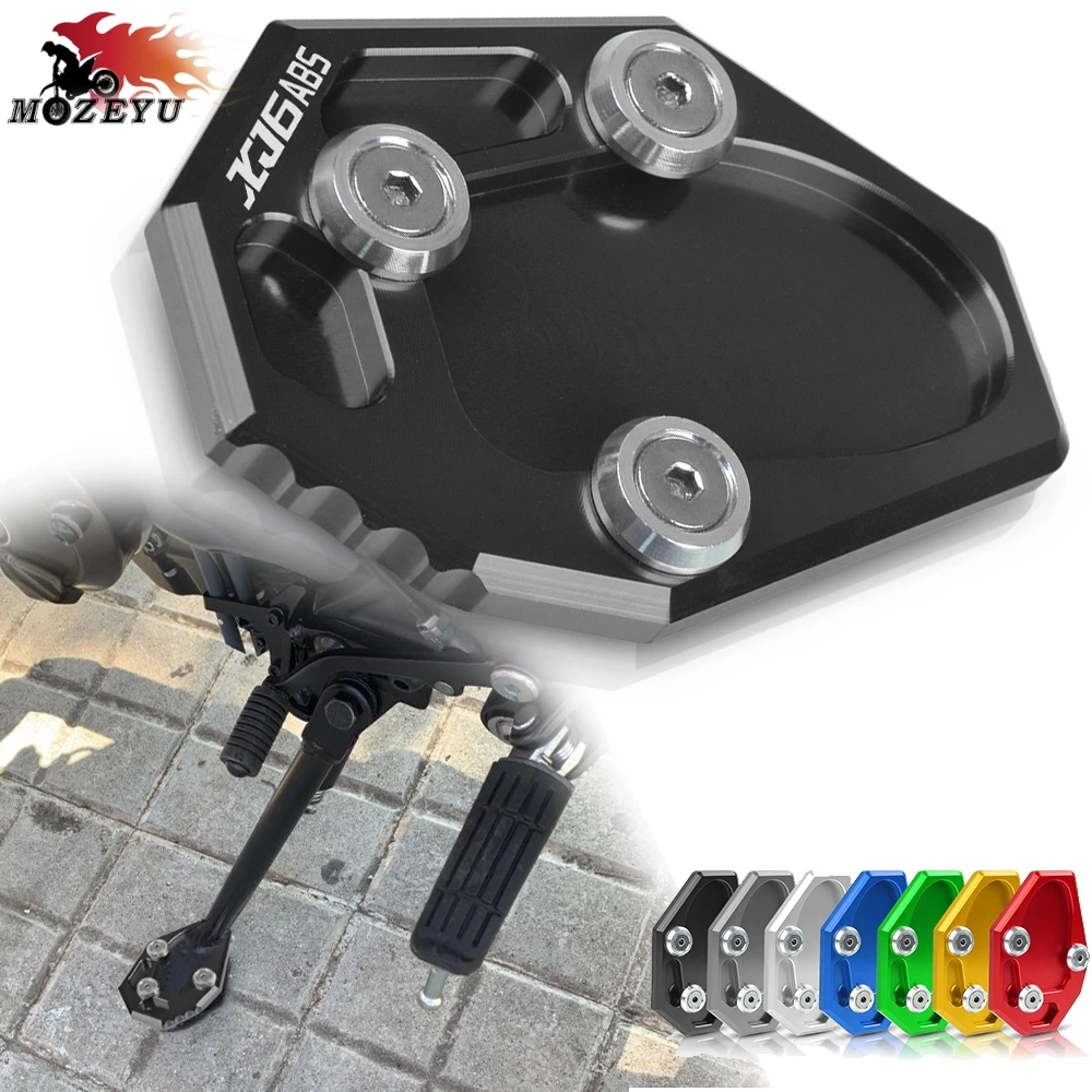 

Motorcycle Side Stand Enlarge Kickstand Extension Pad Sidestand Plate For YAMAHA XJ6 ABS 2009 2010 2011 2012 2013 2014 2015 2016