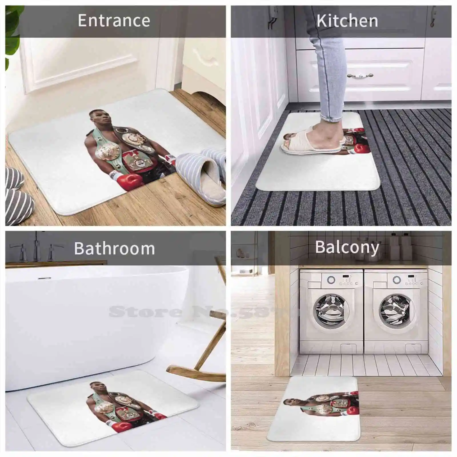 Мягкий домашний Противоскользящий коврик для всей семьи ковер железный Майк