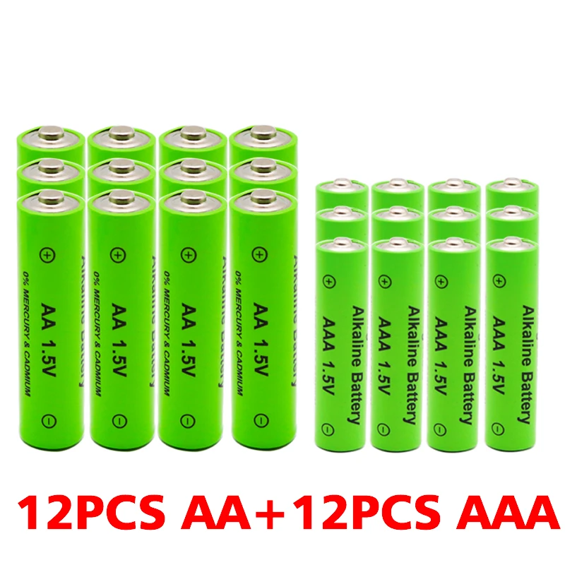 

2020 new AA + AAA 1.5V rechargeable AA battery AAA Alkaline 2100-3000mah for flashlight toys watch MP3 player replace battery
