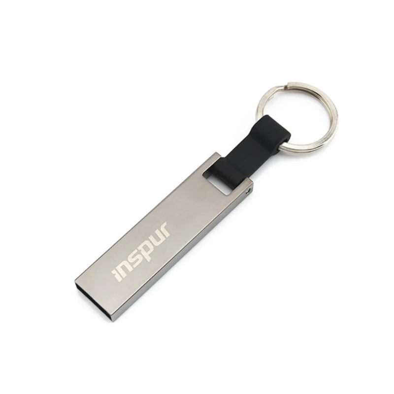 

50pcs/lot Custom Logo USB Flash Drive Pen Drive 8GB 16GB 32GB 64GB Pendrives Waterproof Metal U Disk Cle USB Key Memory Stick