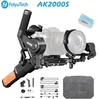 3-осевой шарнирный стабилизатор FeiyuTech AK2000SAK2000C, стабилизатор Vlog Gimbal LCDTouchpanel, универсальная ручка, Совместимость с DSLR-камерами