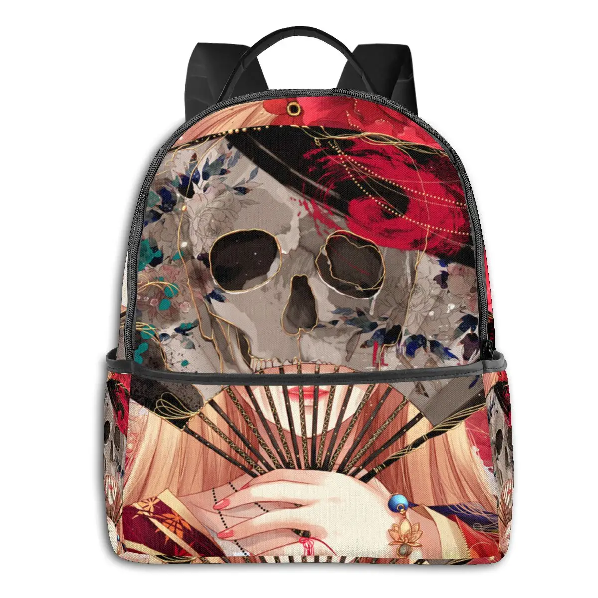 

Skull Evil Women's backpack Storage Bag Cute Skull Evil backpack carrier Teen Girl Boy Large Capacity Rucksack