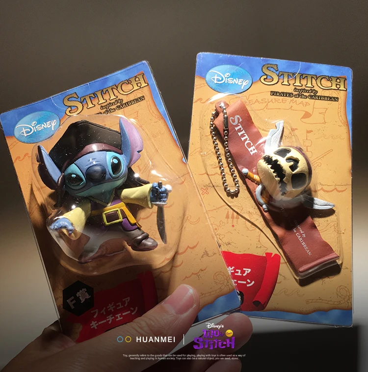 В наличии Lilo &amp Stitchs пиратский капитан Джек аниме Мультяшные блоки модель сборки