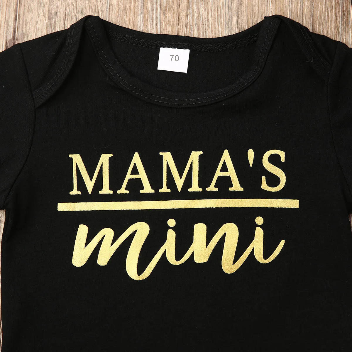 3 шт. боди с надписью и шорты леопардовым принтом