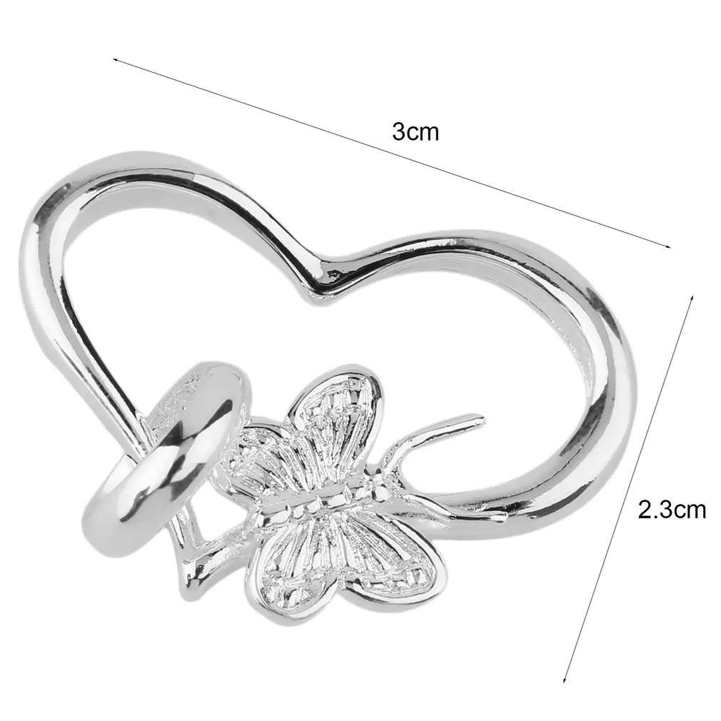 

New P090 Girls Lady Silver Plated Butterfly Heart Pendant Jewelry Gift New Wholesale Silver Plated Pendant Dropshipping