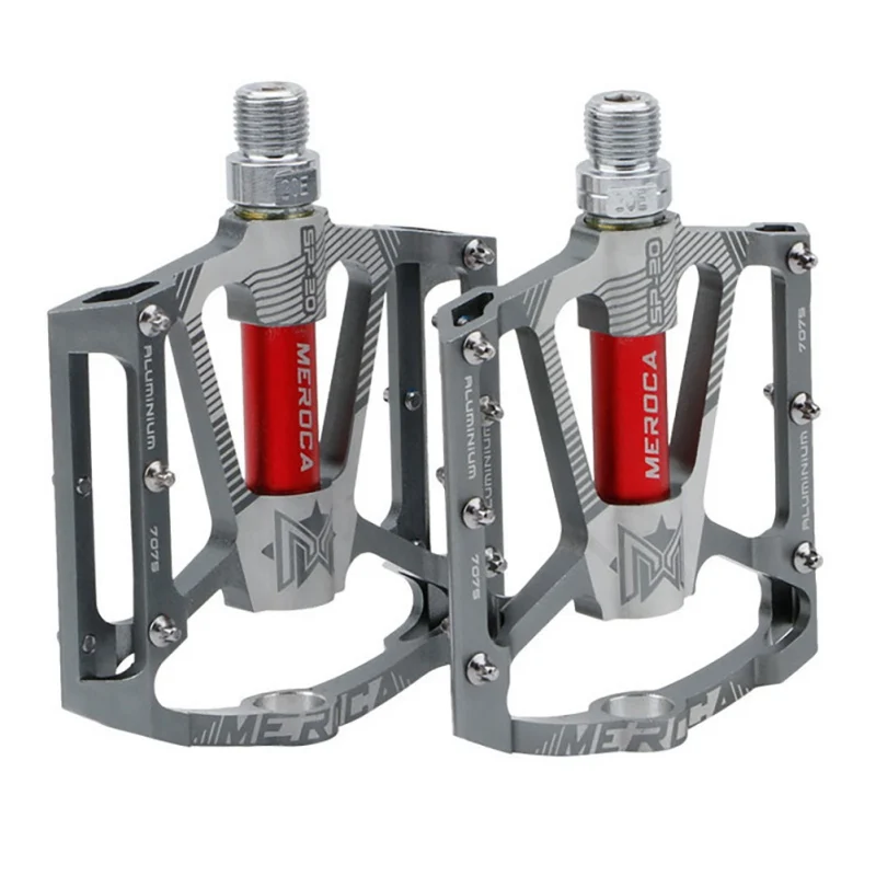 

Плоская велосипедная педаль из алюминиевого сплава, 3 герметичных подшипника, широкая платформа, педаль Аксессуары для велосипеда 1 пара