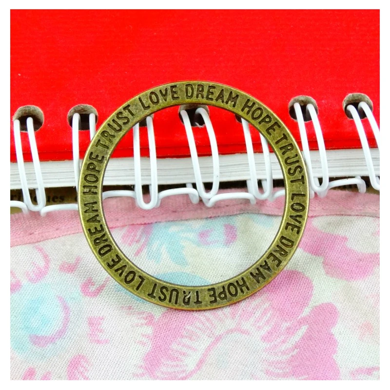 

Подвески Круглые бронзовые, 34,8 мм, 30 шт.