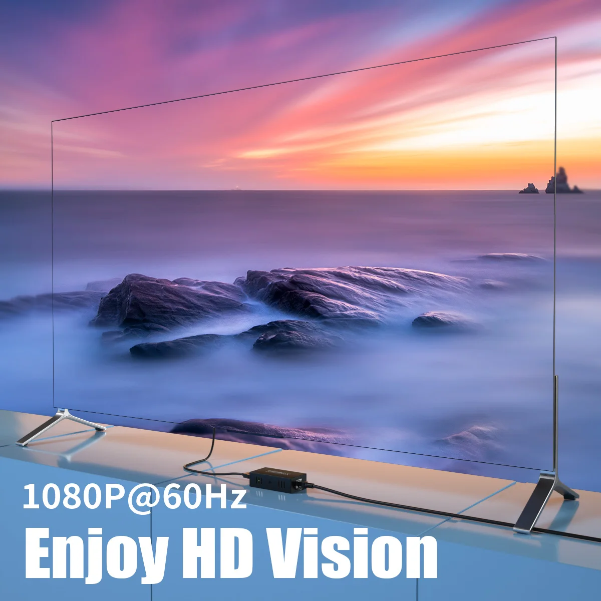 HDMI удлинитель 50 м сплиттер TX/RX над одним Cat6 RJ45 Ethernet кабель до 197 футов с 1080P 3D HT202P|hdmi