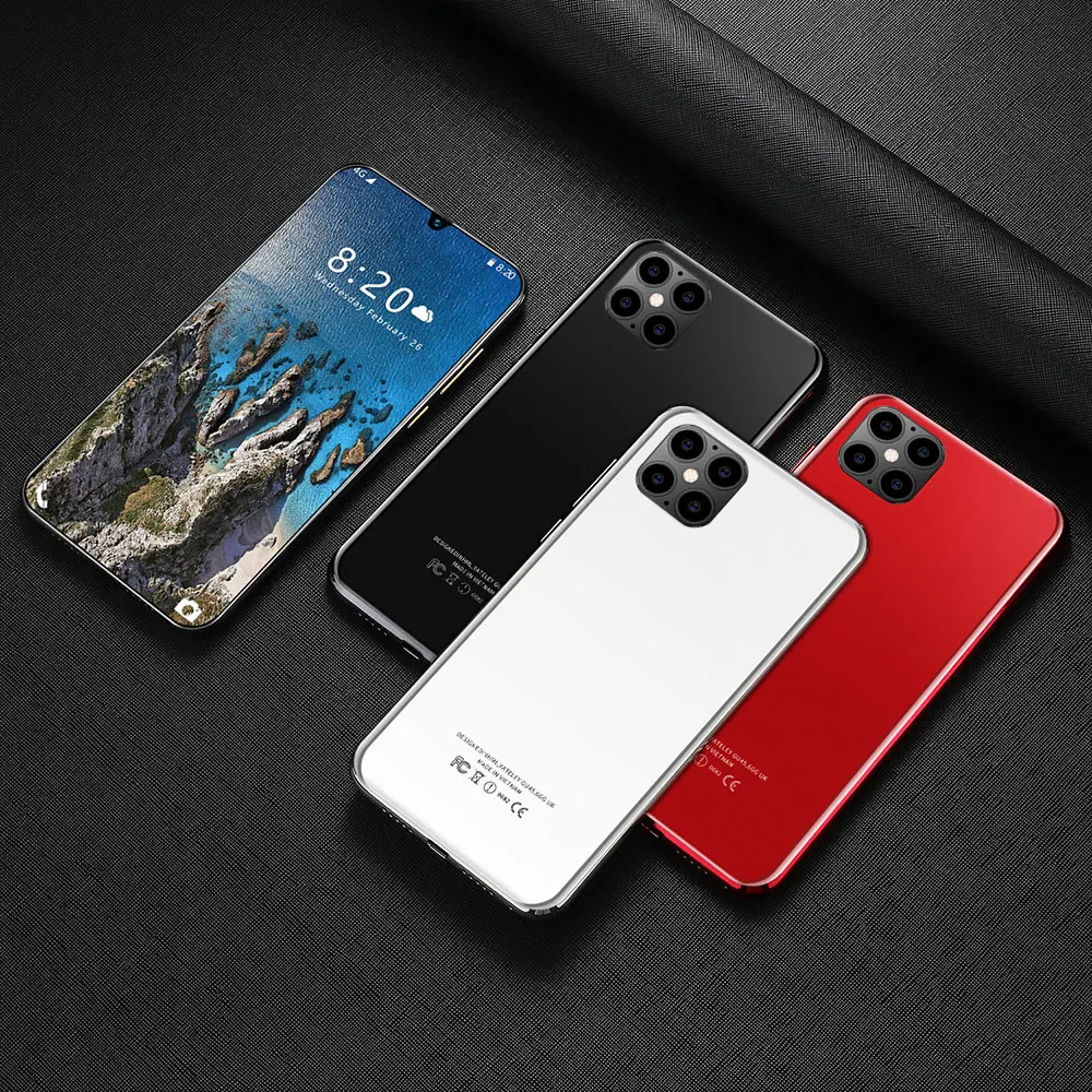 

IP12 Plus Mobile Phone MTK6799 Ten Core OS 5G Cellphones 6.7 8G RAM 256GB ROM Dual SIM 16MP Front Camera 5600mAh SmartPhones