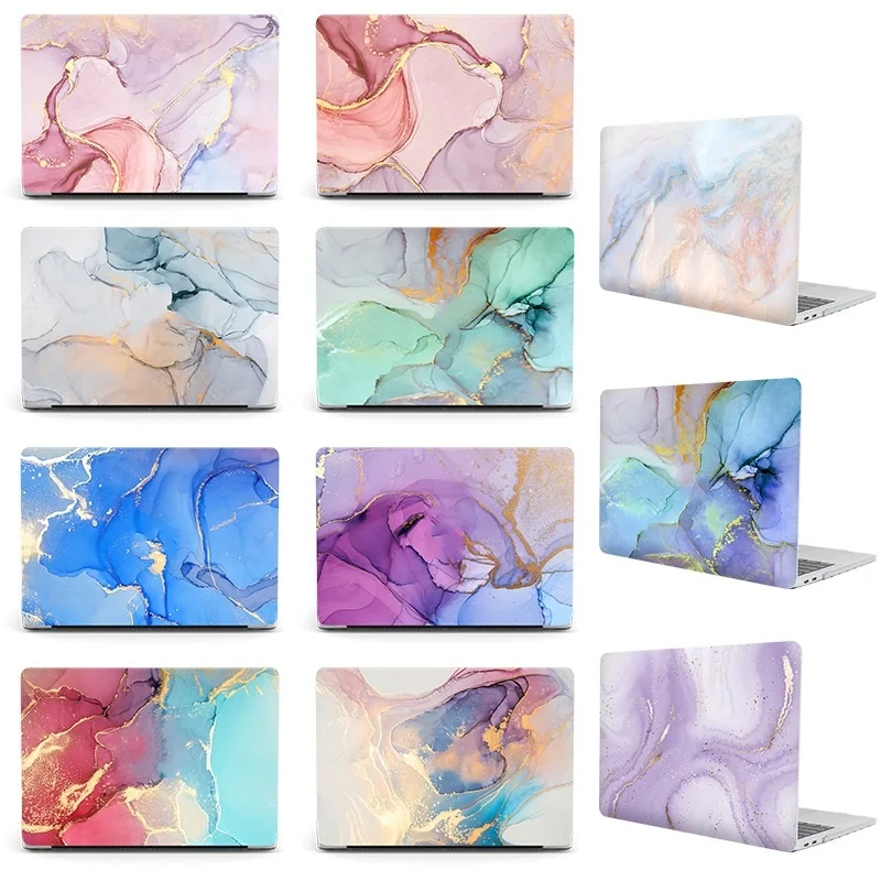 

Чехлы для ноутбуков Macbook Air 13 A2179 A2337 2020 для Macbook Pro 13 Чехол A2338 мраморный блестящий чехол Pro 16 12 15 аксессуары