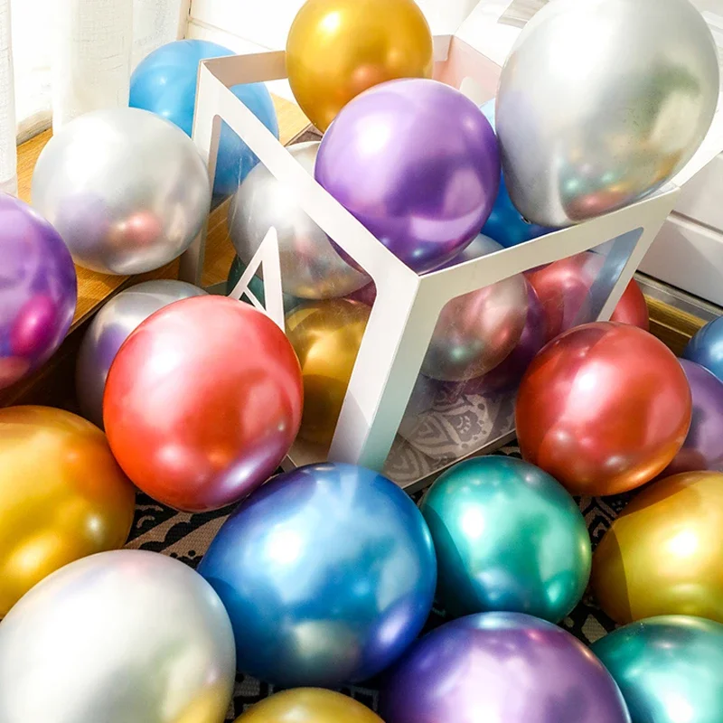 20 штук 5 дюймов хром металлический цвета: золотистый серебристый зеленый