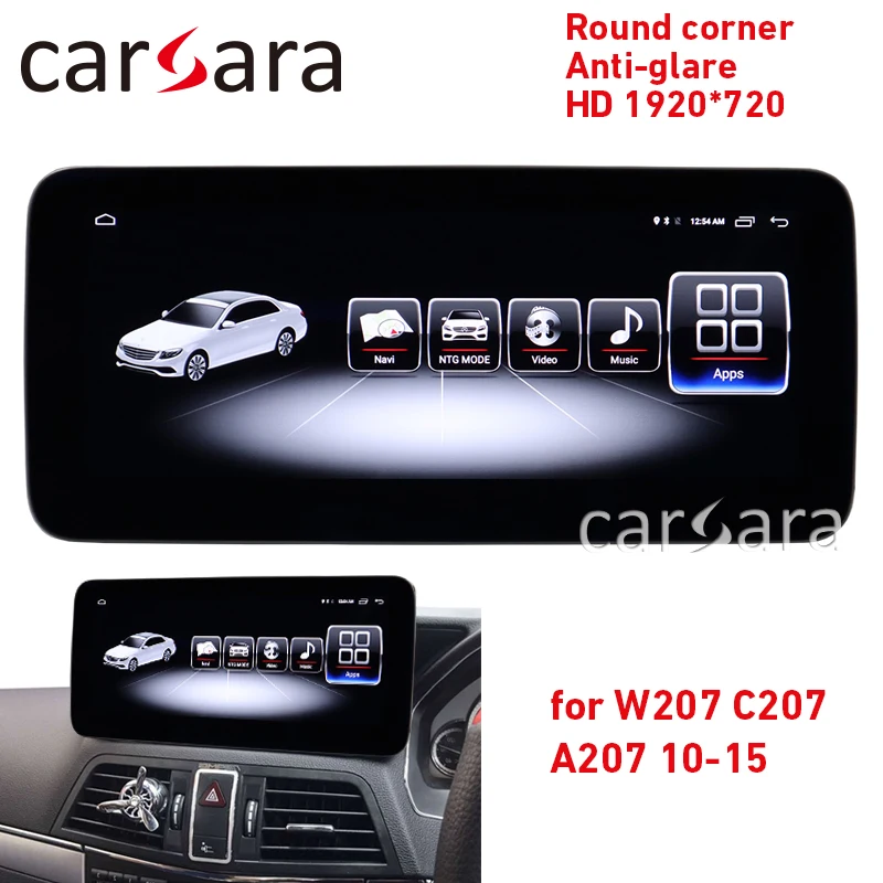 Развлекательный блок RHD E класс W207 comand Радио экран обновления круглый Угловой