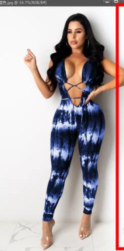 

Hirigin 2020 Women's Tie Dye Bodycon Jumpsuit, Deep V Neck Sleeveless Elastic Casual Playsuits Clubwear Romper