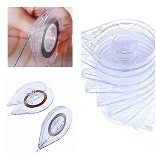 Популярно 10 шт Для женщин Красота нейл арта Чередование ленты линия Чехлы