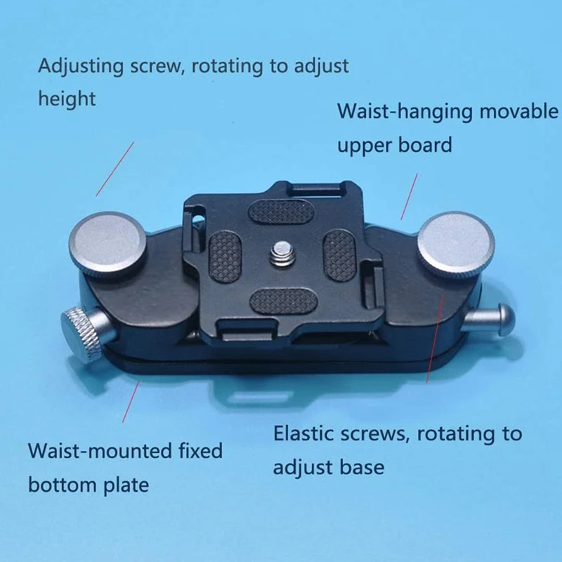 Universal Dslr Camera Waist Belt Shoulder Strap Buckle Button Mount Clip Hanger Quick Disassembly | Фото- и видеотехника