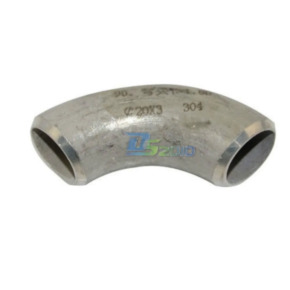 

90 Degree Butt-Weld Elbow 304 Stainless Steel Sanitary Pipe Fitting OD38mm Butt-Weld Elbow Connection for Homebrew