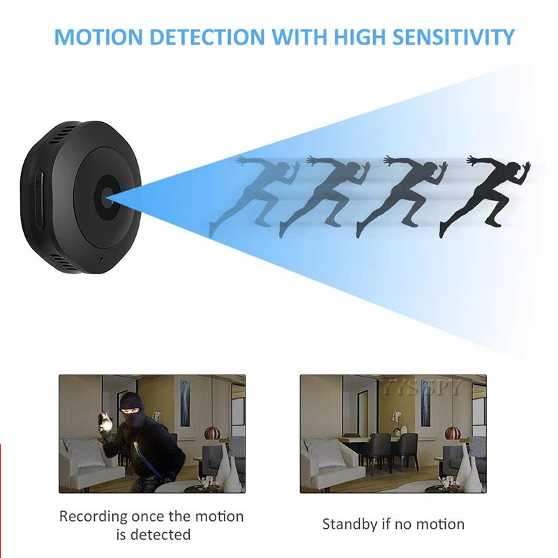 Мини камера H6 DV/Wi Fi 1080P магнитная корпус видеокамеры с ночным видением