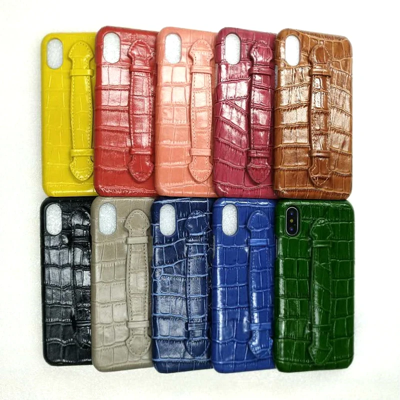 10 шт./партия основная подлинной кожаный ремешок держатель чехол для iPhone X XS Max XR