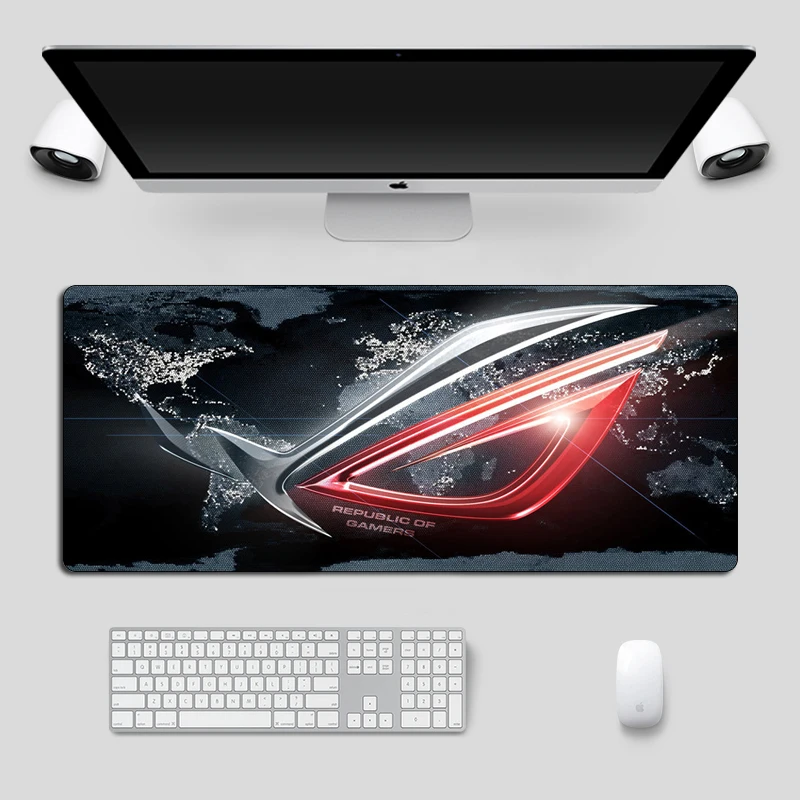 Большой коврик для мыши ASUS Нескользящий Резиновый игровой ноутбука настольного