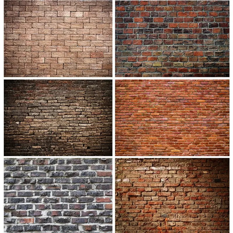 

Vinyl Custom Vintage Brick Wall Theme Photography Backdrops portrait Photo Background Studio Prop 21817 TEX-01