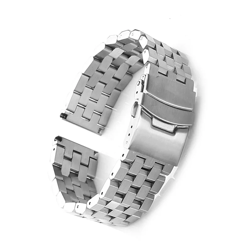 

watch fxi tool watch band 26mm 24mm 22mm 20mm 18mm premium metal watch band solid stainless steel watch straps black / silver