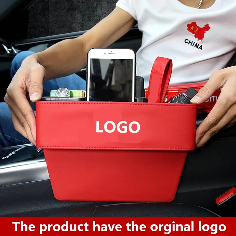 1 шт. кожаный Органайзер для автомобильного сиденья ящик хранения автомобильная