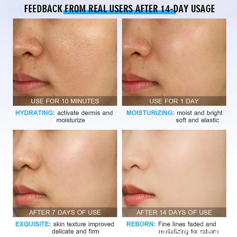 

30ml Hyaluronic Acid Face Serum Moisturizing shrink pores Remove Fine Lines Anti-Aging Anti-Wrinkle Deep Care
