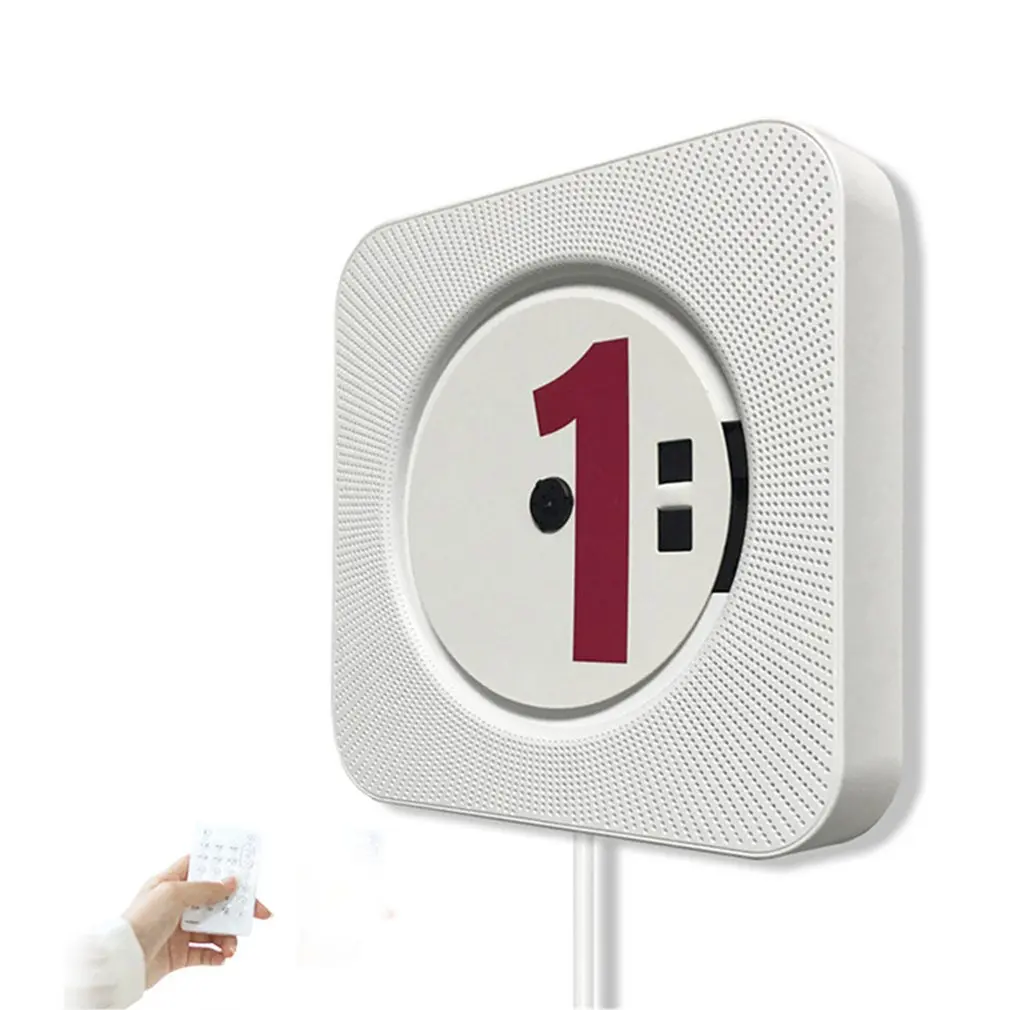 Портативный CD плеер BT настенный музыкальный домашний аудио магнитофон с пультом