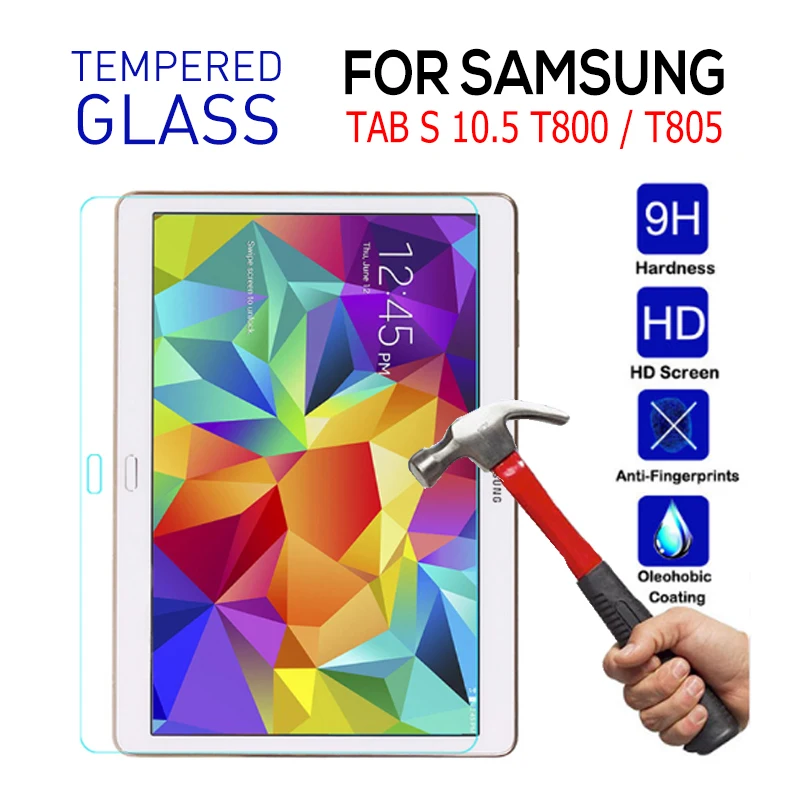 Для samsung Galaxy Tab S 10,5 чехол для детей T800 T805 противоударный защитный чехол из пены EVA для samsung Tab S 10,5 SM-T800 детская подставка - Цвет: Tempered Glass