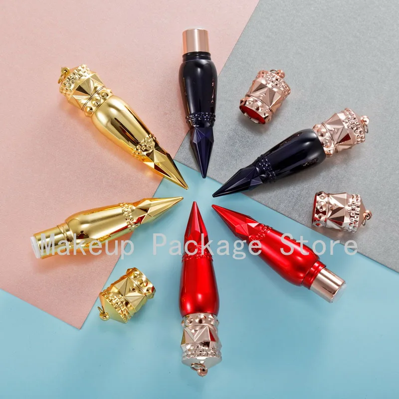

10/30/50pcs Empty Black Red Bullet Blue Pink Square Transparent 12.1mm Lipstick Tube Lip Balm Container Cosmetics Refillable