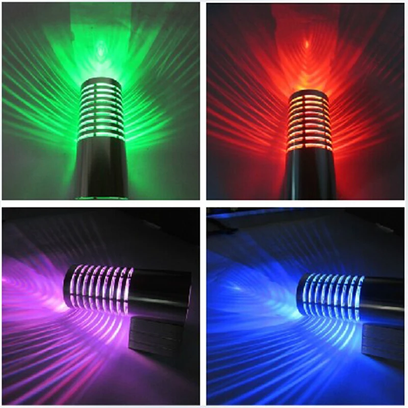 Современные светодиодные Настенные светильники 3 Вт атмосферное светодиодное