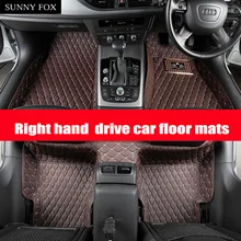 Правый руль SUNNY FOX/автомобильные коврики RHD для Toyota Camry RAV4 Prius Prado