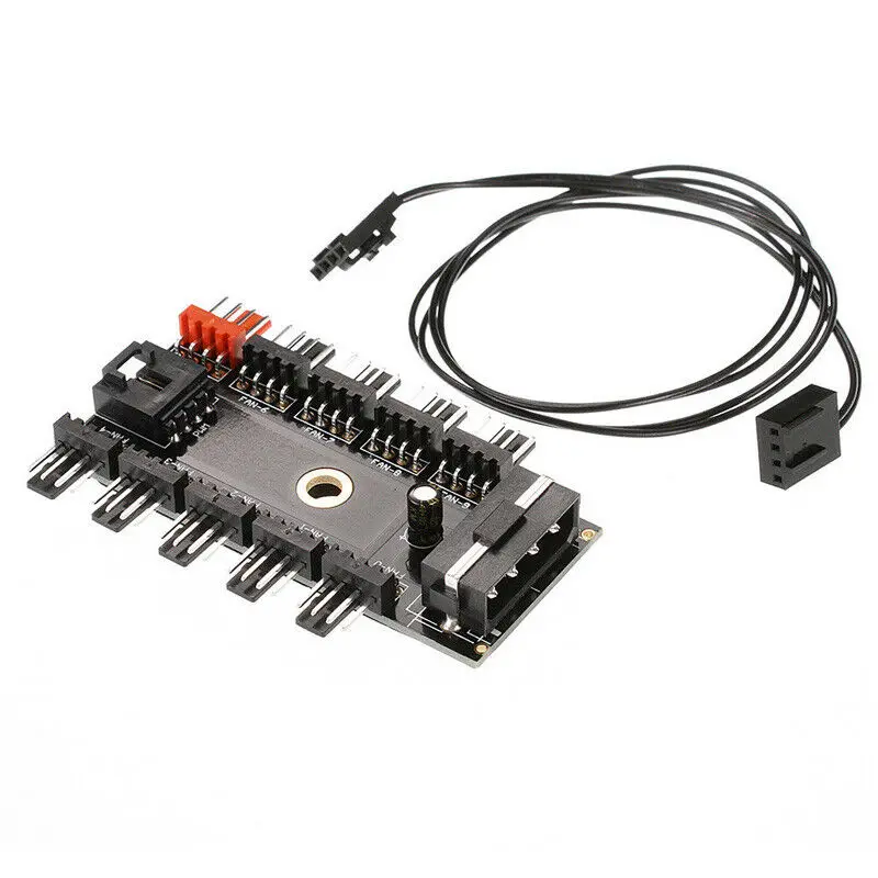ПК 1 до 10 4Pin Molex Вентилятор охлаждения концентратор сплиттер кабель ШИМ 12В блок