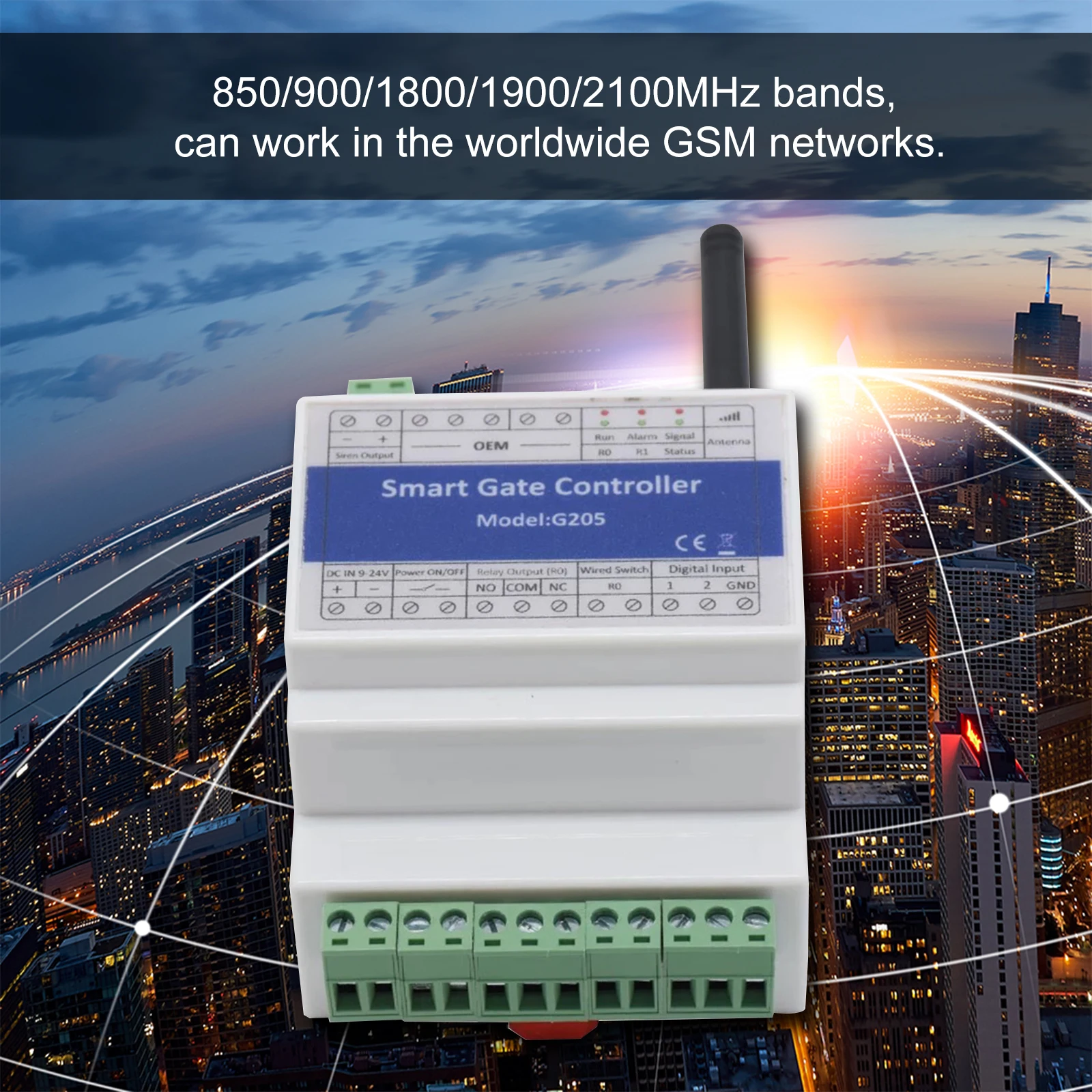 GSM пульт для открывания дверей G205 дистанционное реле включения/выключения