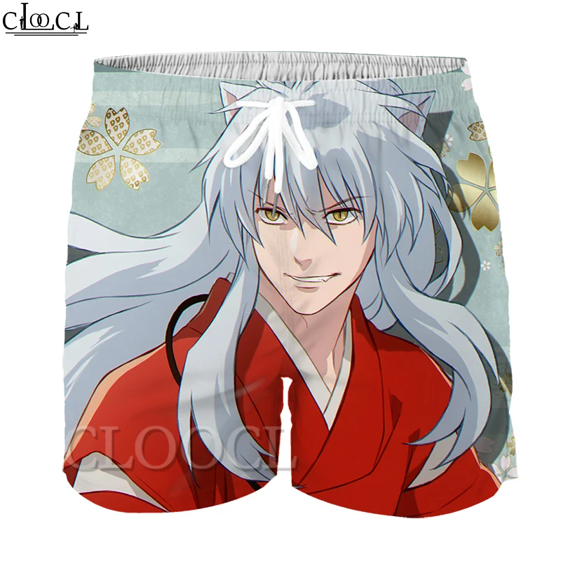 

CLOOCL японское аниме инуяся детские модные короткие штаны 3D напечатаны случайные Милая летняя одежда для мальчиков в Корейском стиле с эласт...