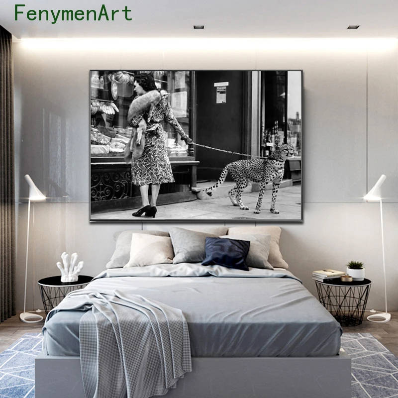 

Retro Handsome Car Modern Home Decoration Frameless Waterproof Ink Printing Canvas Poster Customizable European Wall Painting