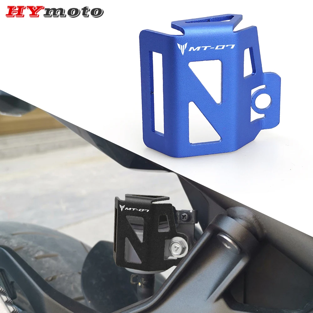 

Аксессуары для мотоцикла CNC, Задняя Крышка Резервуара жидкости, защитная крышка масляной крышки для Yamaha MT07 FZ07 MT FZ 07 2015-2020