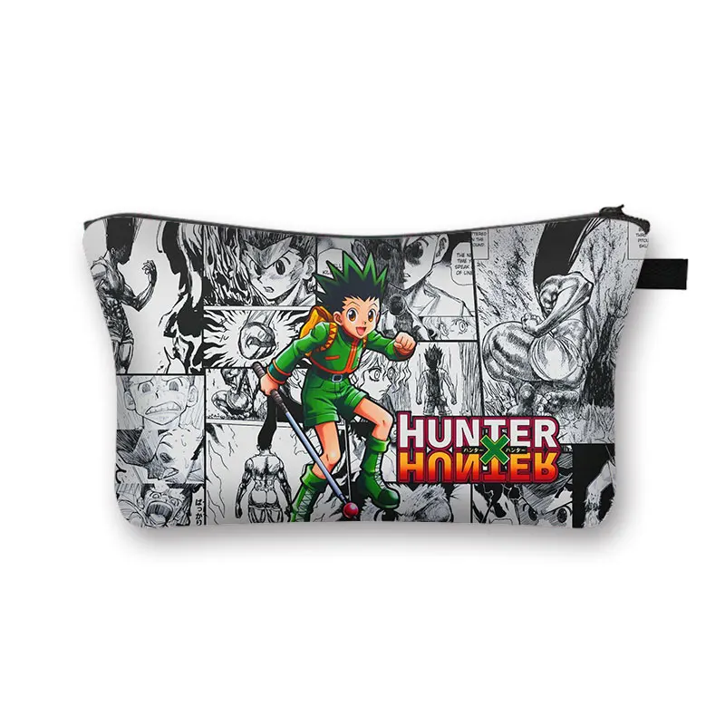 Чехол для косметики из аниме HUNTERxHUNTER женская сумочка макияжа Hunter X HXH kilua Zoldyck Gon