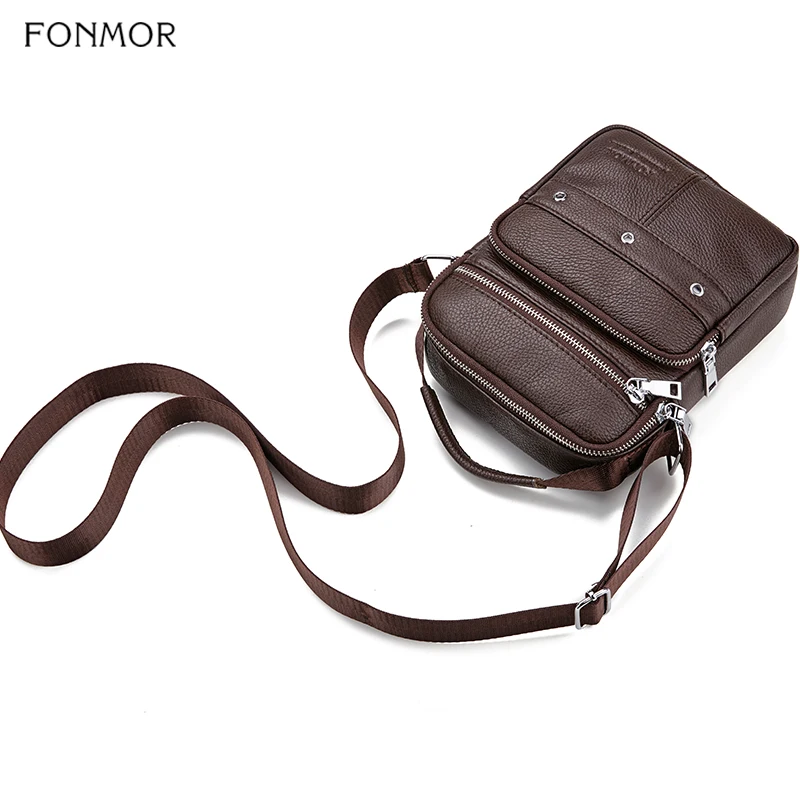 Сумка мессенджер на плечо Fonmor Мужская из 2019 натуральной воловьей кожи| |