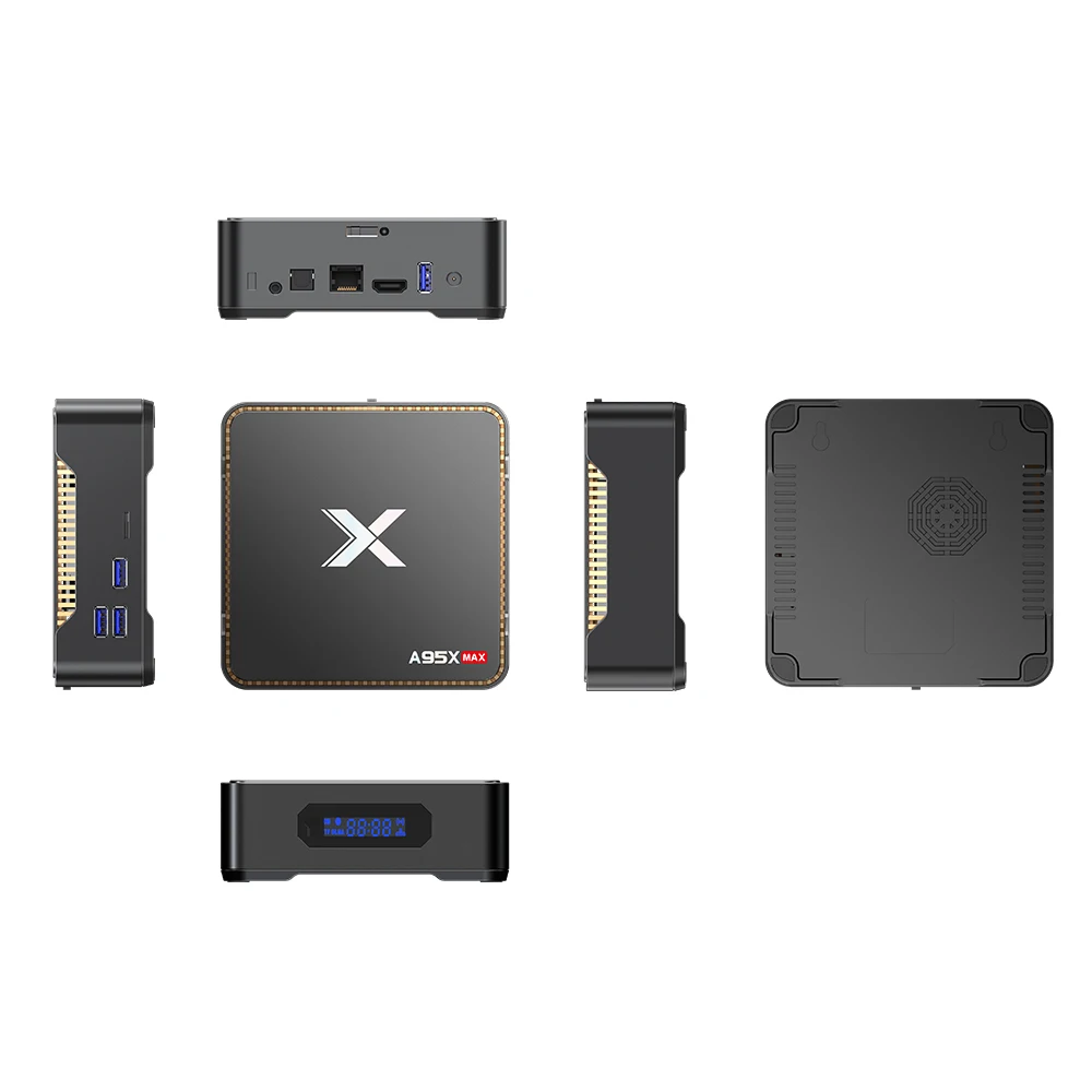 ТВ-приставка Android 8 1 2 4/5 0G Smart android tv box A95XMAX 4 Гб 64 WiFi Bluetooth SSD HDD 1000 м видеозапись