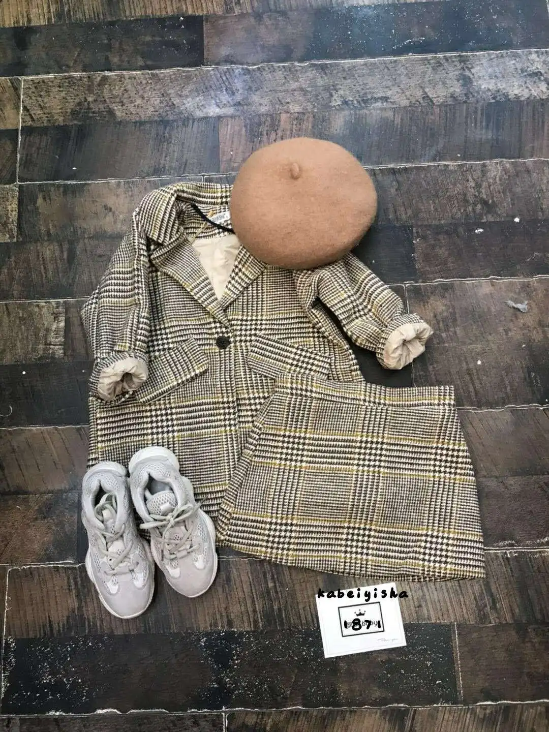 Детская одежда Сезон осень-зима комплект одежды 2020 детская с добавлением шерсти